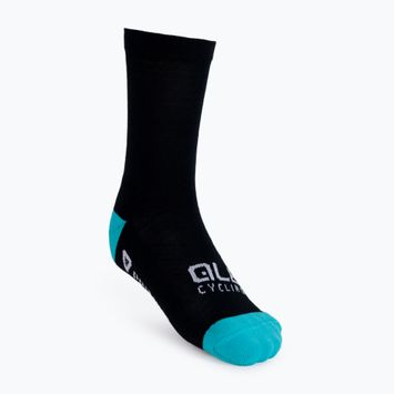 Men's Alé Thermo Primaloft cycling socks black/blue L20066467