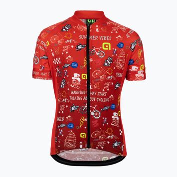 Alé Maglia Mc Vibes children's cycling jersey red L22228405