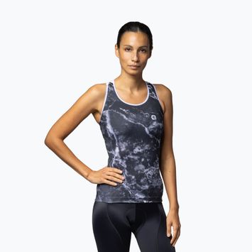 Women's cycling jersey Alé Marble TT black
