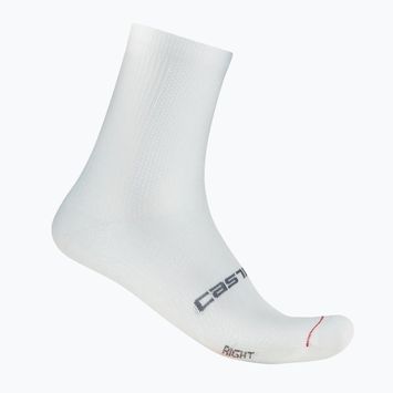 Castelli men's socks Espresso 12 white