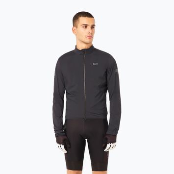 Men's Oakley Off Grid Packable blackout cycling jacket