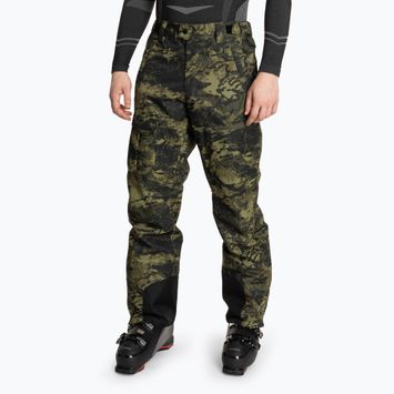 Men's Oakley Divisional Cargo Shell Ski Pant tiger camo green