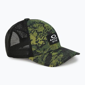 Men's Oakley Patch Trucker tiger camo green baseball cap