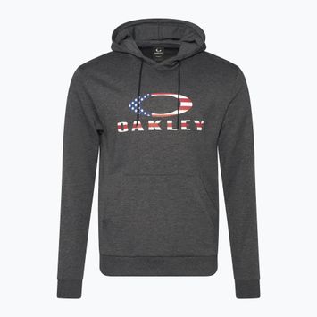 Men's Oakley Bark Fleece Hoodie dark grey heather