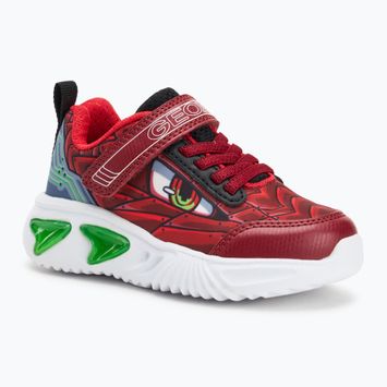 Geox Assister children's shoes dark red