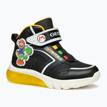 Geox Ciberdron black/yellow junior shoes