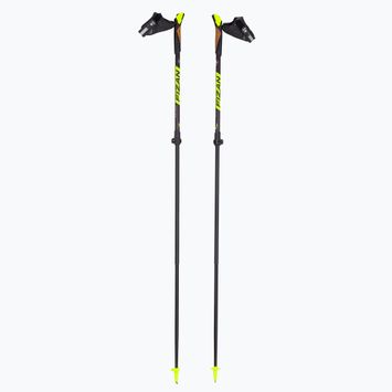 Fizan Revolution yellow Nordic walking poles S20 7531