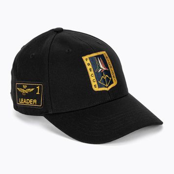 Men's Aeronautica Militare Frecce Tricolori Patch jet black baseball cap