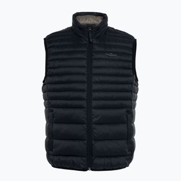 Men's gilet Aeronautica Militare Essential jet black