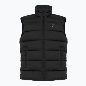 Men's gilet Aeronautica Militare Flying Team jet black