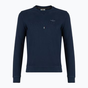 Men's sweatshirt Aeronautica Militare 251FE1985F539 navy blue washed