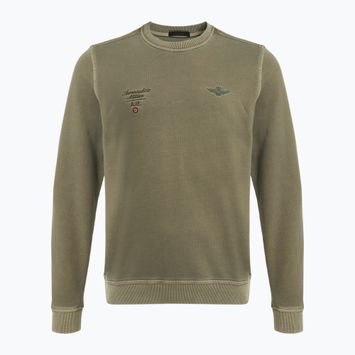 Men's Aeronautica Militare Girocollo military olive washed sweatshirt