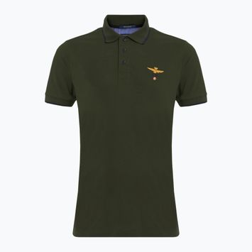 Men's Aeronautica Militare Essential verde scuro polo shirt