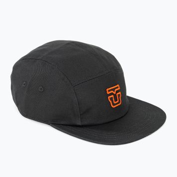 Union 5 Panel black/orange baseball cap