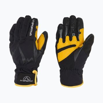 La Sportiva Ski Touring Gloves black/yellow