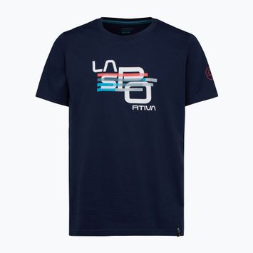 La Sportiva Stripe Cube deep sea men's t-shirt