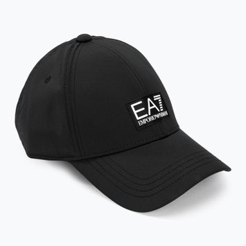EA7 Emporio Armani Train Core Label black baseball cap