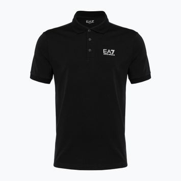 Men's EA7 Emporio Armani Train Visibility polo shirt black