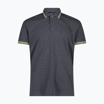 Men's polo shirt CMP 34D5987 black/blue