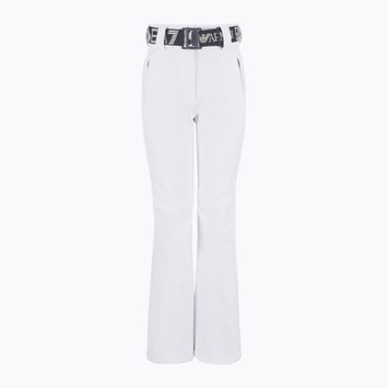 Women's ski trousers EA7 Emporio Armani Ski Kitzbuhel High Waisted Softshell white