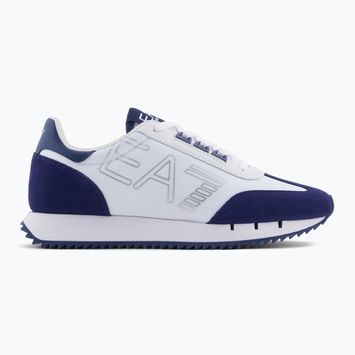 EA7 Emporio Armani Black & White Vintage white/medieval blu shoes