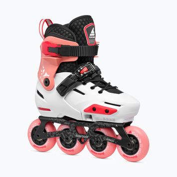Rollerblade Apex Jr children's roller skates platinum/coral