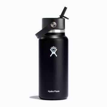 Hydro Flask Wide Flex Straw thermal bottle 945 ml black W32BFS001