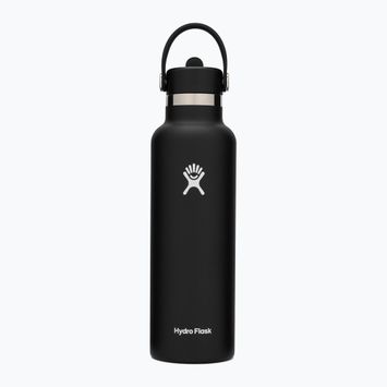 Hydro Flask Standard Flex Straw thermal bottle 620 g black S21FS001