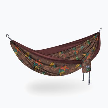 ENO DoubleNest Print tropic/merlot hiking hammock