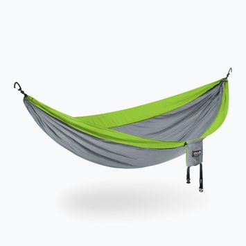 ENO SingleNest hiking hammock grey / chartreuse