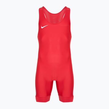 Men's Nike Grappler Elite Singlet scarlet/white jumpsuit