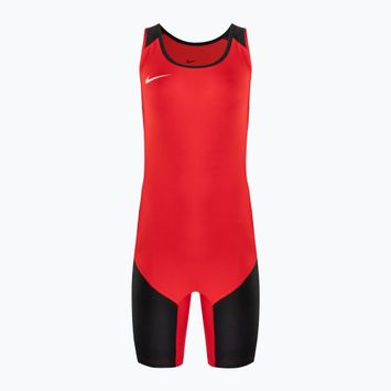 Men's Nike Weightlifting Singlet scarlet/black jumpsuit