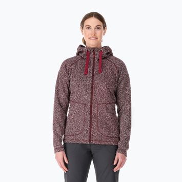 Women's Rab Amy Hoody sweatshirt rioja