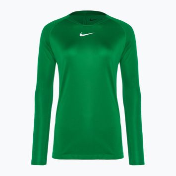 Nike Dri-FIT Park First Layer LS pine green/white women's thermal longsleeve