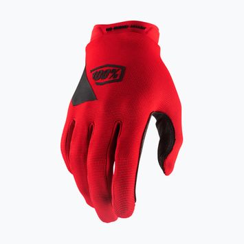 Cycling gloves 100% Ridecamp red