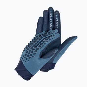 Cycling gloves 100% Geomatic slate blue