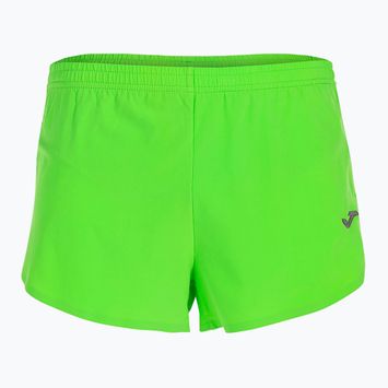 Joma Olimpia fluor green running shorts