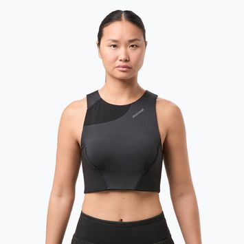 Women's running tank top NNormal Trail Cropped Top black