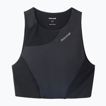 Women's running tank top NNormal Trail Cropped Top black