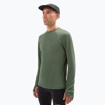 Men's NNormal Trail green running longsleeve