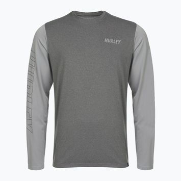 Hurley men's H2O-Dri Easton ion grey heather longsleeve
