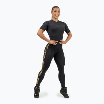 NEBBIA women's training suit Intense Focus black/gold