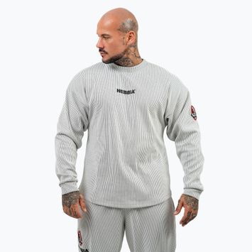 NEBBIA Signature men's sweatshirt light grey