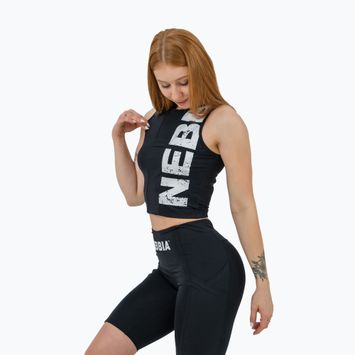 Women's training top NEBBIA Snatched black