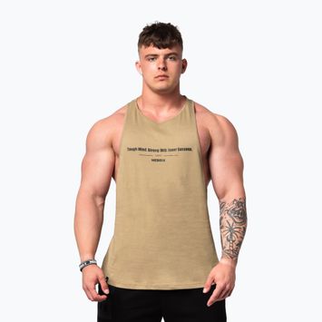 Men's training tank top NEBBIA Flexin green