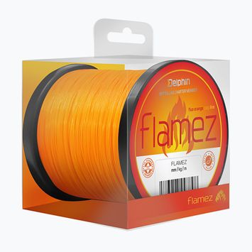 Delphin Flamez carp fishing line orange