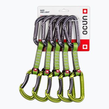 Ocun Falcon QD PA 10 cm climbing aid 5 pcs green.