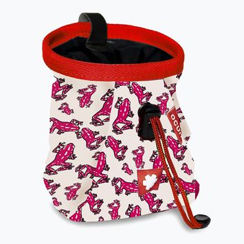 Ocun Lucky Kid magnesia bag + hip belt frog pink