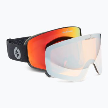 Blizzard 912 MDAVPO black matt/smoke/silver mirror ski goggles