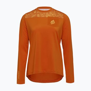 SILVINI Ella orange women's cycling longsleeve